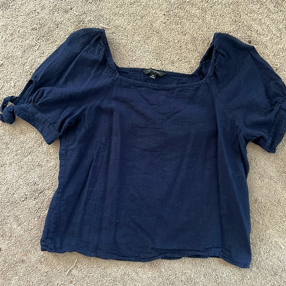 Square neck blouse